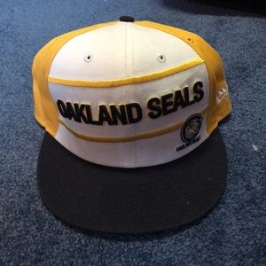 Oakland Seals Hockey SnapBack Hat